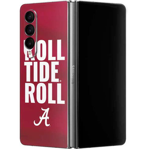 University of Alabama Roll Tide Roll Galaxy Z Fold4 5G Skin